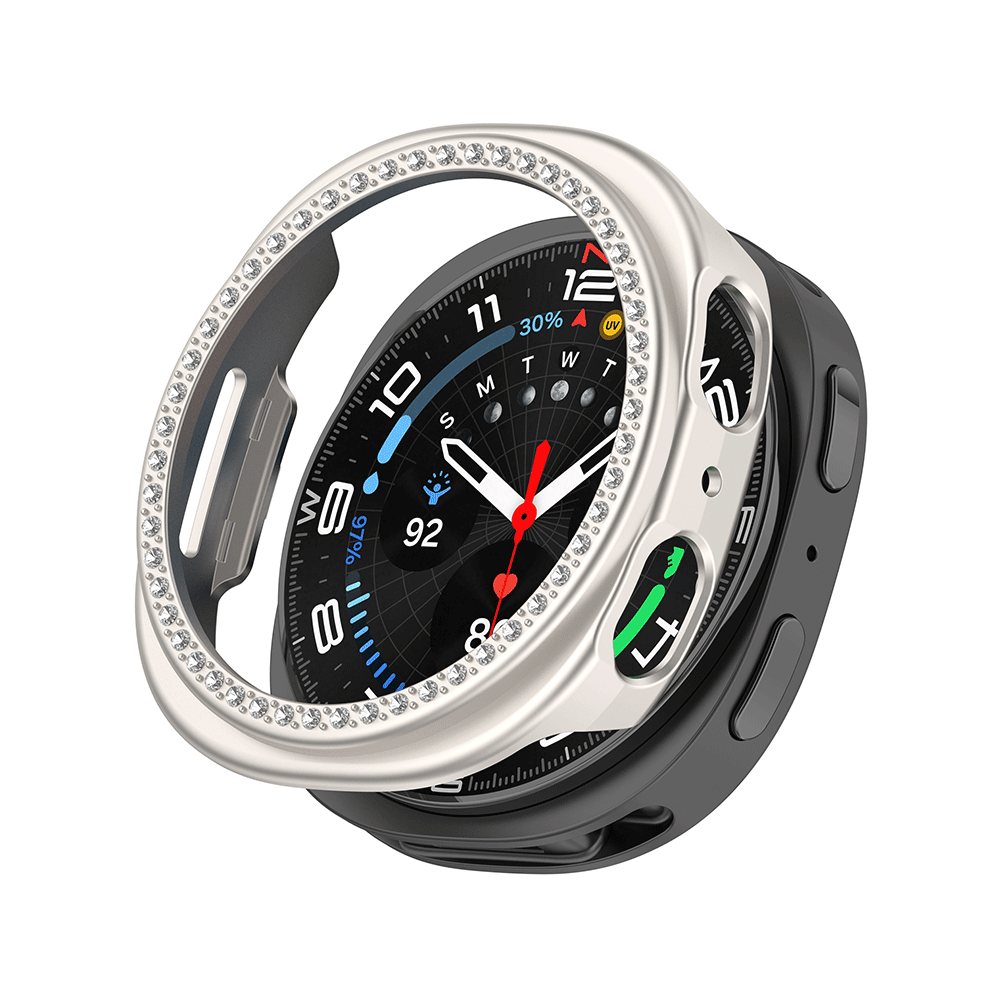 갤럭시워치8 다이아 큐빅 보호 케이스 여성용 하드 유광 커버 40mm 44mm 호환 상세 이미지 2