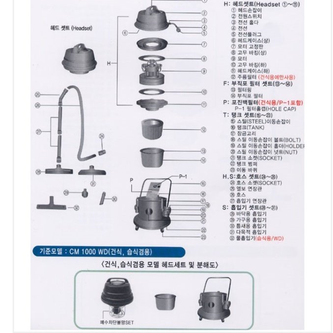 공업용진공청소기 공장 현장 습식 흡입력좋은업소용청소기 상세 이미지 2